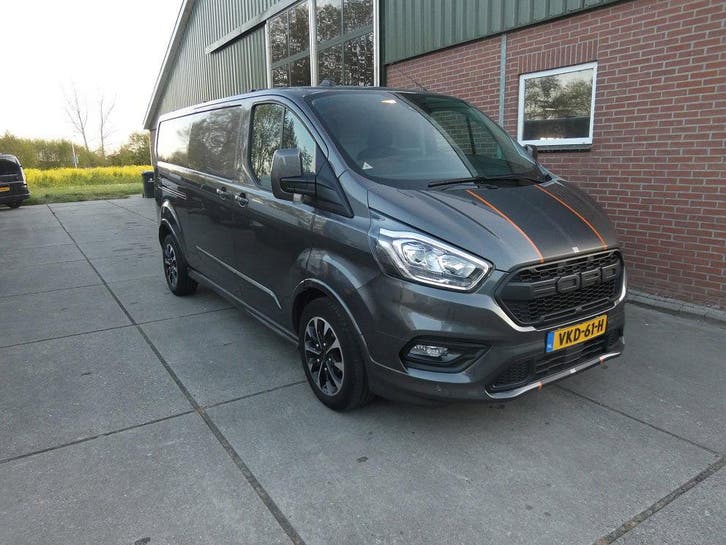 Ford Transit Custom 320 2.0 TDCI L2H1 Sport *dub.schuifdeur*, Auto's, Bestelauto's, Dealer onderhouden, Lease, Overige kleuren