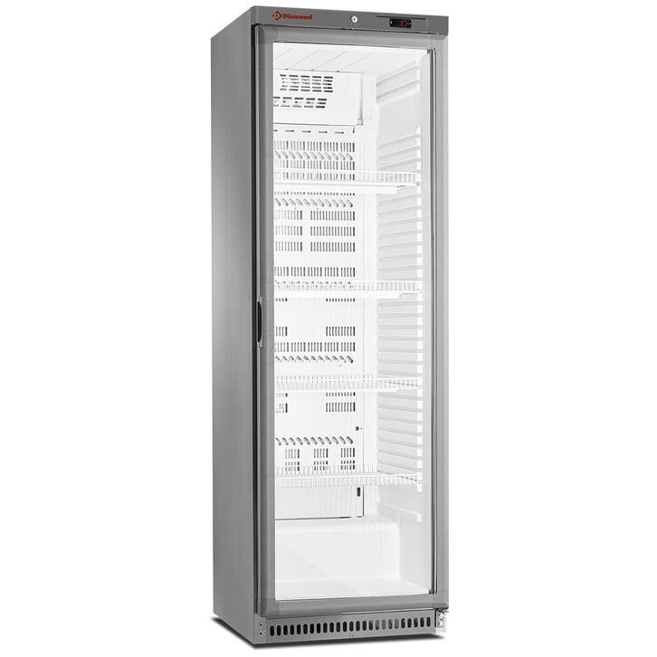 Diamond Koelkast | 400L | RVS | +1°C/+8°C | Statisch + Venti, Witgoed en Apparatuur, Koelkasten en IJskasten, Ophalen of Verzenden