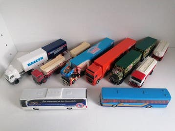 Herpa, Kibri 1:87 - Model vrachtwagen (11) - Sammlung von, Nieuw