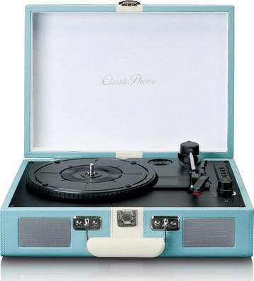 Platenspeler met speakers - Bluetooth - Auto-stop - Retro -, Verzenden, Zo goed als nieuw