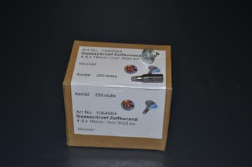 Gaasschroef verzinkt, Ophalen of Verzenden, Nieuw