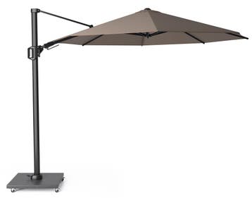 Challenger T2 premium zweefparasol 350 cm rond havanna, Ophalen of Verzenden, Nieuw
