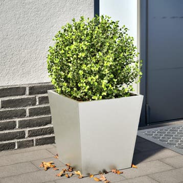 vidaXL Plantenbank 40x40x40 cm roestvrij staal, Tuin en Terras, Verzenden, Minder dan 60 cm, Nieuw, Metaal