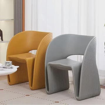 Unieke Scandinavische Design Fauteuil - Modern & Minimalisti, Huis en Inrichting, Banken | Bankstellen, Verzenden, Nieuw