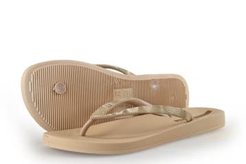 Ipanema Slippers in maat 39 Beige, Kleding | Dames, Schoenen, Slippers, Verzenden, Beige, Zo goed als nieuw