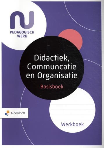 Basisboek Didactiek, Communcatie en Organisatie - Sjaak, Verzenden, Zo goed als nieuw, Sjaak Baart
