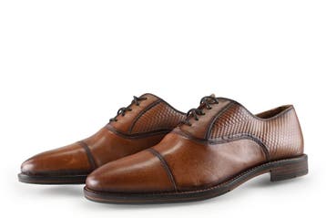 Manfield Veterschoenen in maat 42 Cognac, Manfield, Overige kleuren, Verzenden, Zo goed als nieuw