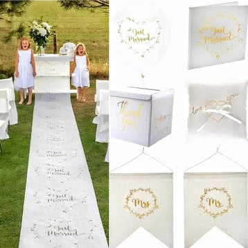Taart topper grappig bruidspaartje, Overige kleuren, Verzenden, Sweet-One, Nieuw