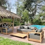 Luxe Lounge set Beverly -  SetTuinmeubelen, Tuin en Terras, Ophalen of Verzenden, Nieuw
