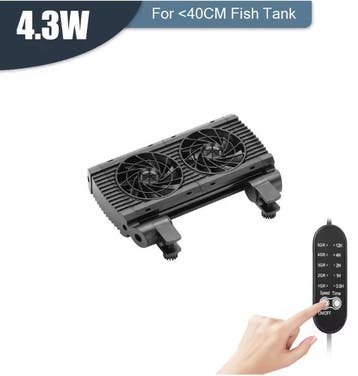 Aquarium Koelventilator 8 Snelheden voor Vissentank 15mm, Dieren en Toebehoren, Vissen | Aquaria en Toebehoren, Verzenden, Nieuw