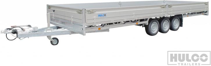 Hulco Plateauwagen Medax-3 3500kg 502x223, Auto diversen, Aanhangers en Bagagewagens, Ophalen