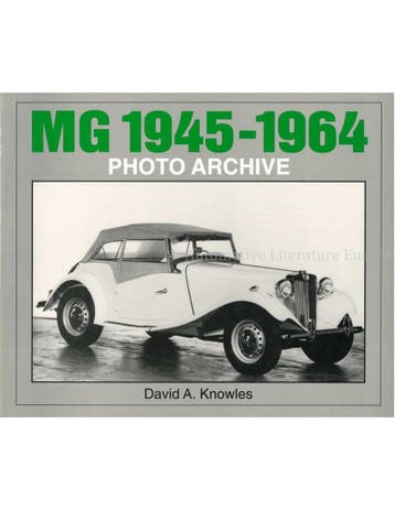 MG 1945 - 1964, PHOTO ARCHIVE, Boeken, Auto's | Boeken, Nieuw, Author