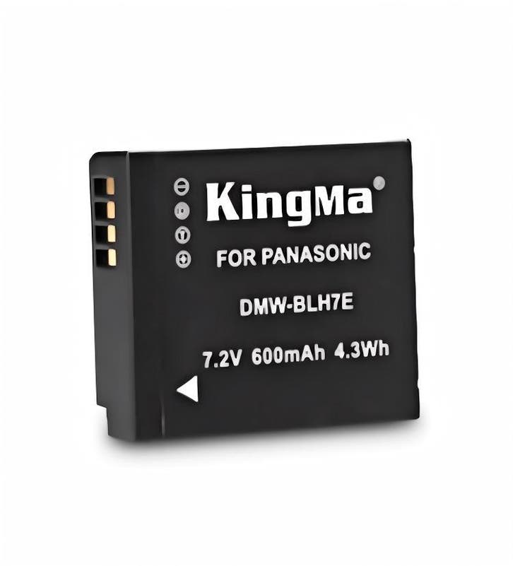 KingMa Accu voor Panasonic DMW-BLH7E - 600mAh (Nieuw), Audio, Tv en Foto, Fotografie | Fotostudio en Toebehoren, Nieuw, Verzenden