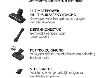 AEG AS52AB18BN - Steelstofzuiger draadloos - Dierenhaar -, Witgoed en Apparatuur, Verzenden, Zo goed als nieuw