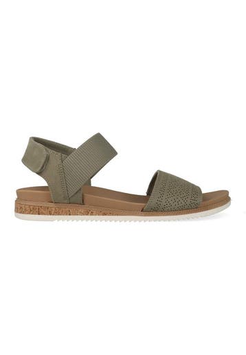 Skechers Sandalen BOBS Desert Kiss Low - Top Look 114710/OLV, Verzenden, Nieuw, Groen