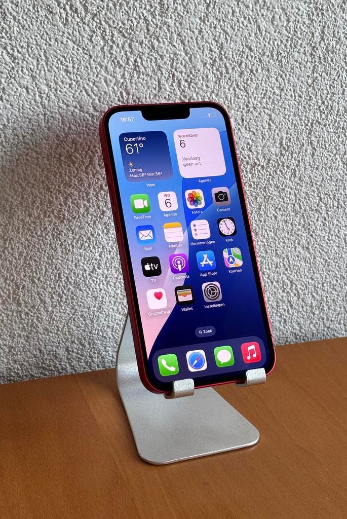Apple iPhone 14 128GB Rood / Garantie / Nette staat, Telecommunicatie, Mobiele telefoons | Apple iPhone, Zonder abonnement, 128 GB