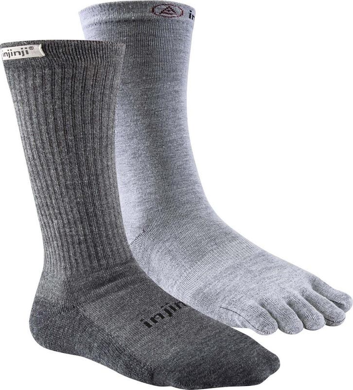 Injinji Liner + Hiker Socks  Grijs - Heren S/M (37-44), Sport en Fitness, Bergsport en Wandelen, Kleding, Nieuw, Verzenden