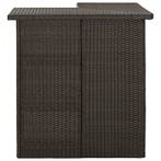 Rattan Bartafel 105cm Hoog | Laatste Stuk!, Ophalen of Verzenden, Zo goed als nieuw, Rechthoekig, Wicker