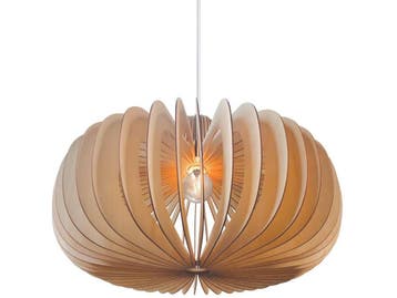 Nordlux Hazo 65 - Hanglamp - 2 lichtpunten - Hout Naturel, Huis en Inrichting, Lampen | Hanglampen, Verzenden, Nieuw