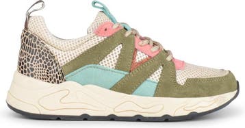 Ps Poelman - jmaat 39- MINION Dames Sneakers - Groen-Beige, Verzenden, Nieuw