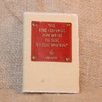 Canvas Notitieboek bijzonder cadeau duurzaam & origineel, Ophalen of Verzenden, Nieuw