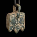 Middeleeuws Brons Zeldzaam middeleeuws bronzen