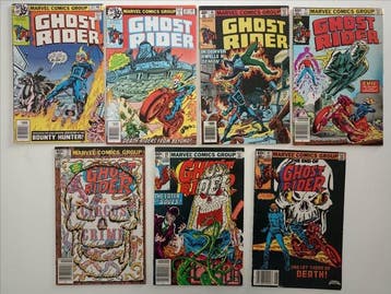 Ghost Rider 32-33, 36, 71-72, 80-81 - Ghost Rider - 7 Comic, Nieuw