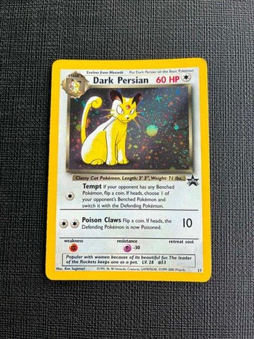 Pokémon - 1 Card - Dark Persian 17 Foil, Promo card, Holo -, Nieuw