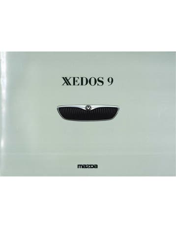 1992 MAZDA XEDOS 9 BROCHURE NEDERLANDS, Boeken, Auto's | Folders en Tijdschriften, Nieuw, Mazda, Author