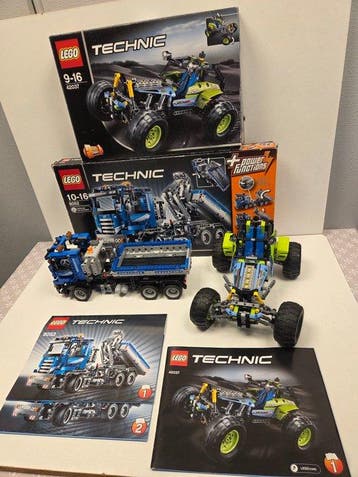 Lego Set - Technic - LEGO Technic Container Truck 8052 +, Nieuw