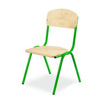 Schoolstoel | Groen | Voor Kinderen 0.95-1.15m | Zithoogte, Verzenden, Nieuw in verpakking