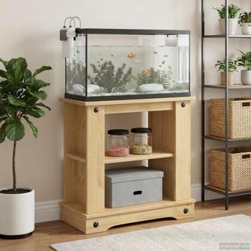 vidaXL Aquarium Stand CORONA Bruin 60 x 30 x 60 cm 150 kg, Dieren en Toebehoren, Verzenden, Nieuw