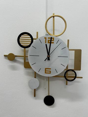 Wandklok - Metaal - 2000-2010, Nieuw