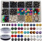 Fako Bijoux - DIY Lavasteen Kralen Set - Maansteen Kralen -, Verzenden, Nieuw