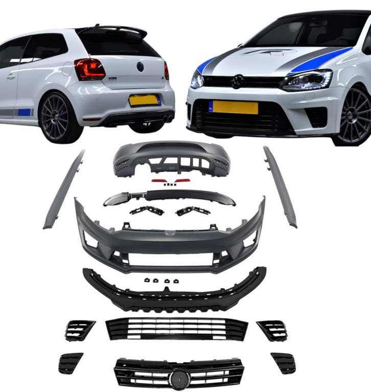 WRC Bodykit | Volkswagen Polo 6R/6C | 2009-2017 | WRC-look, Auto-onderdelen, Carrosserie en Plaatwerk, Nieuw, Volkswagen, Verzenden