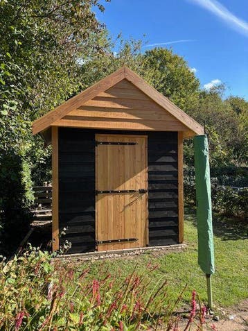 Veranda en schuurtjes, Tuin en Terras, Nieuw, Hout, Overige typen, Met overkapping