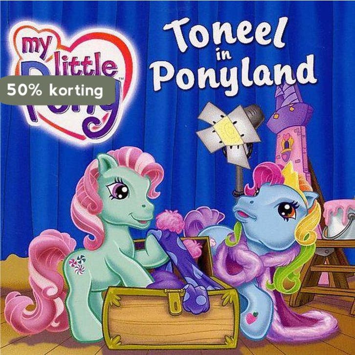 Toneel in ponyland / My little pony vertelt / N1703/2, Boeken, Kinderboeken | Baby's en Peuters, Gelezen, Verzenden