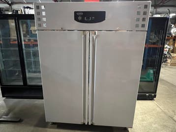 Combisteel dubbeldeurs RVS vriezer z.g.a.n., Ophalen, Nieuw in verpakking, Koelen en Vriezen