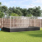 vidaXL Volière met verlengstuk 518x307x212 m staal, Verzenden, Nieuw