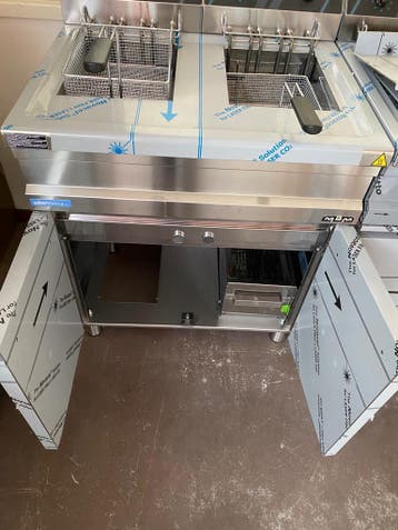 Elektrische Friteuse 2x14 Liter | SCHERP GEPRIJSD 2x9 KW, Ophalen of Verzenden, Nieuw in verpakking, Fornuis, Frituur en Grillen