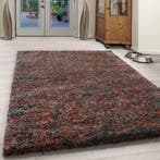 Hoogpolig Vloerkleed | Shaggy | Enjoy | Terra | 80x150 cm, Huis en Inrichting, Stoffering | Tapijten en Kleden, Verzenden, Nieuw