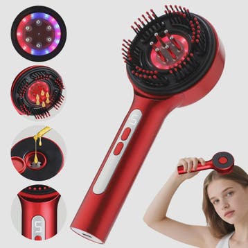 Elektrische Scalp Massage Kam met Vibratie & Lichttherapie v, Verzenden, Nieuw