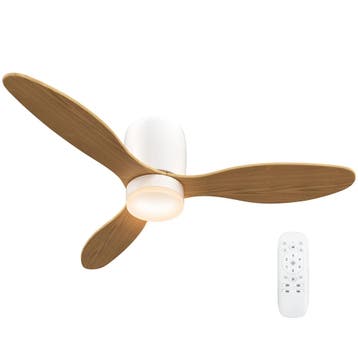 TRUUSK Plafondventilator 115 cm - Met Instelbaar Licht en Af, Verzenden, Nieuw