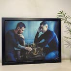 Skè - Lionel Messi Vs Cristiano Ronaldo - Canvasafdruk -, Nieuw