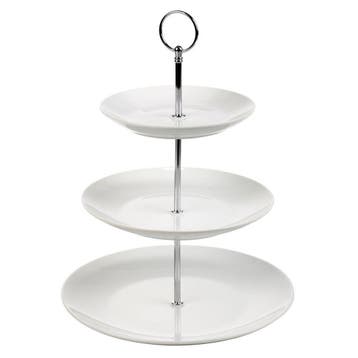 Etagere 3-Laags Porselein**, Verzenden, Nieuw