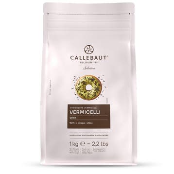 Callebaut Chocolade Vermicelli Puur 1kg, Verzenden, Nieuw