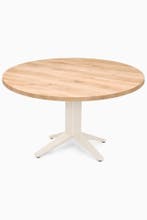 COMPLETE EIKEN TAFEL | Rond & Ovaal | Stel naar wens samen!, 100 tot 150 cm, Nieuw, Eikenhout, Rond