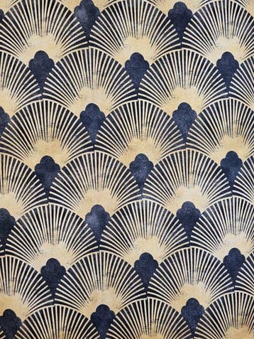 Exclusieve gouden Art Deco-stof – 300×280 cm – Artmaison