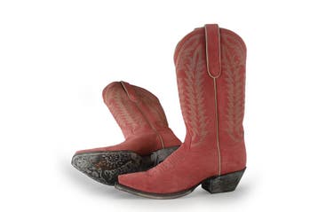 Caborca Silver Cowboy laarzen in maat 39 Roze, Overige kleuren, Verzenden, Zo goed als nieuw, Caborca Silver