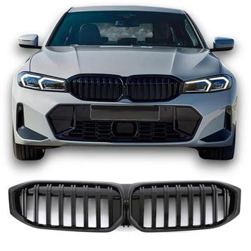 Grille glans zwart geschikt voor BMW 3 Serie G20 G21 LCI |